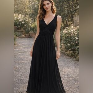 black dress sz L missy long Spense New with tags